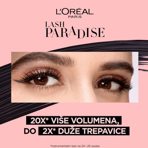 L'Oreal Paris Lash Paradise Extatic Black maskara slika 7