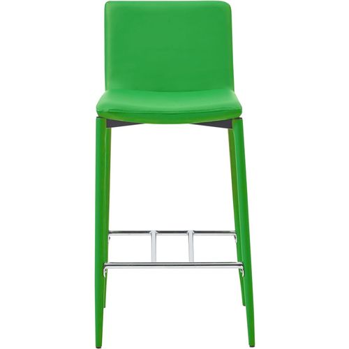 Barski stolci od umjetne kože 4 kom zeleni slika 28