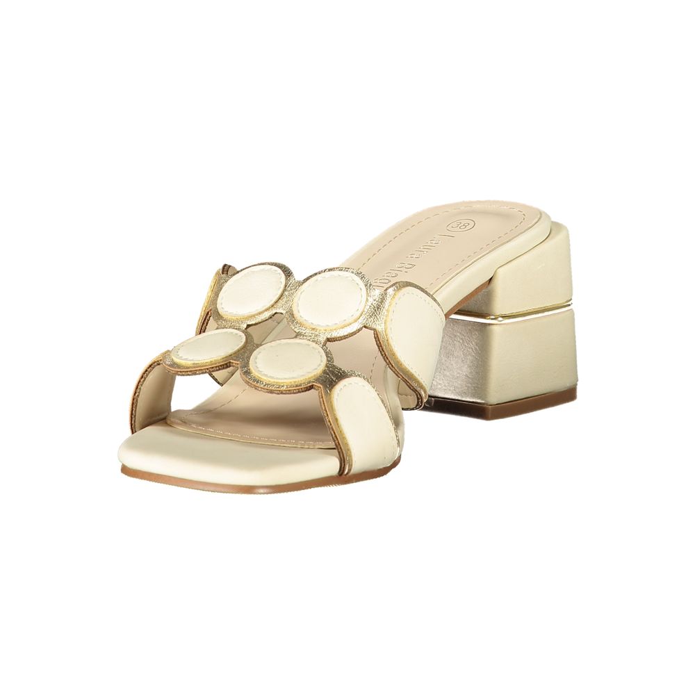 LAURA BIAGIOTTI WOMEN'S BEIGE SANDALS slika 3