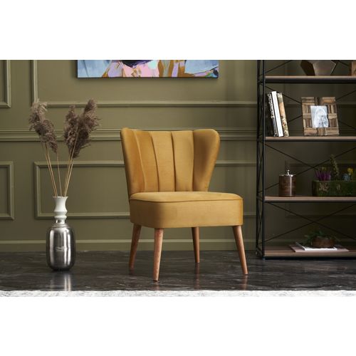 Layla - Gold Gold Wing Chair slika 1