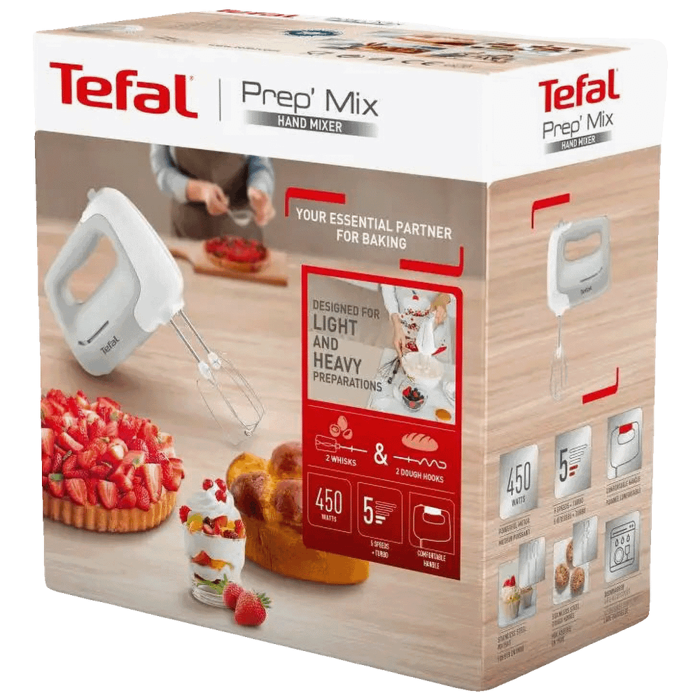 Tefal Ručni mikser Prep'Mix HT450B38 / 450 W slika 5