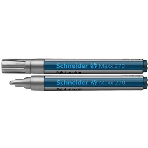 Flomaster Schneider, Paint marker Maxx 270, 1-3 mm, srebrni slika 2