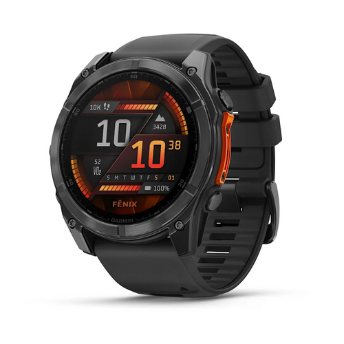 Garmin pametni sat fenix 8 51 mm AMOLED Slate Gray, Black remen slika 1