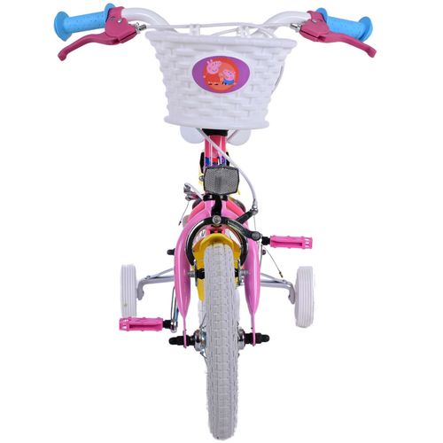 Peppa Pig dječji bicikl 12 inča rozi s dvije ručne kočnice slika 7