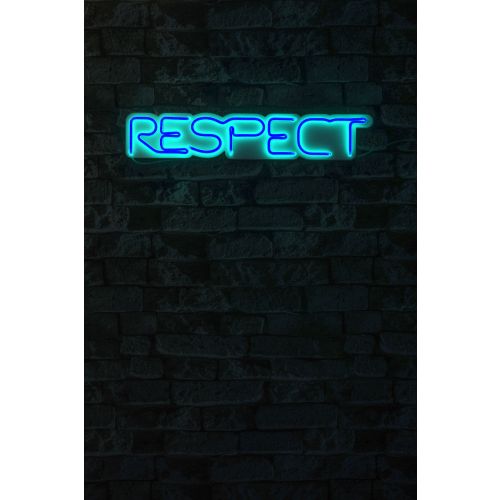 Wallity Ukrasna plastična LED rasvjeta, Respect - Blue slika 2