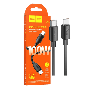 hoco. USB kabl za smartphone, type C, 100W, crna - X96 Hyper, 100W, Black