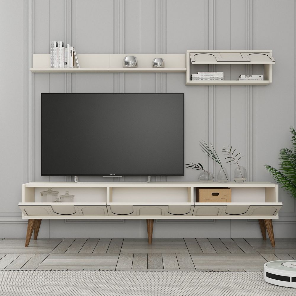 TV komoda Lyon 2 - krem, orah slika 2