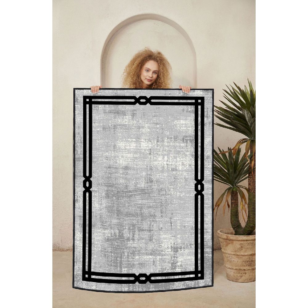 Elegantni Sivi Tepih EEXFAB800-KLM (160 x 230 cm) slika 3