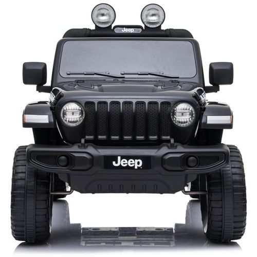 Licencirani Jeep Wrangler Rubicon crni - auto na akumulator slika 2