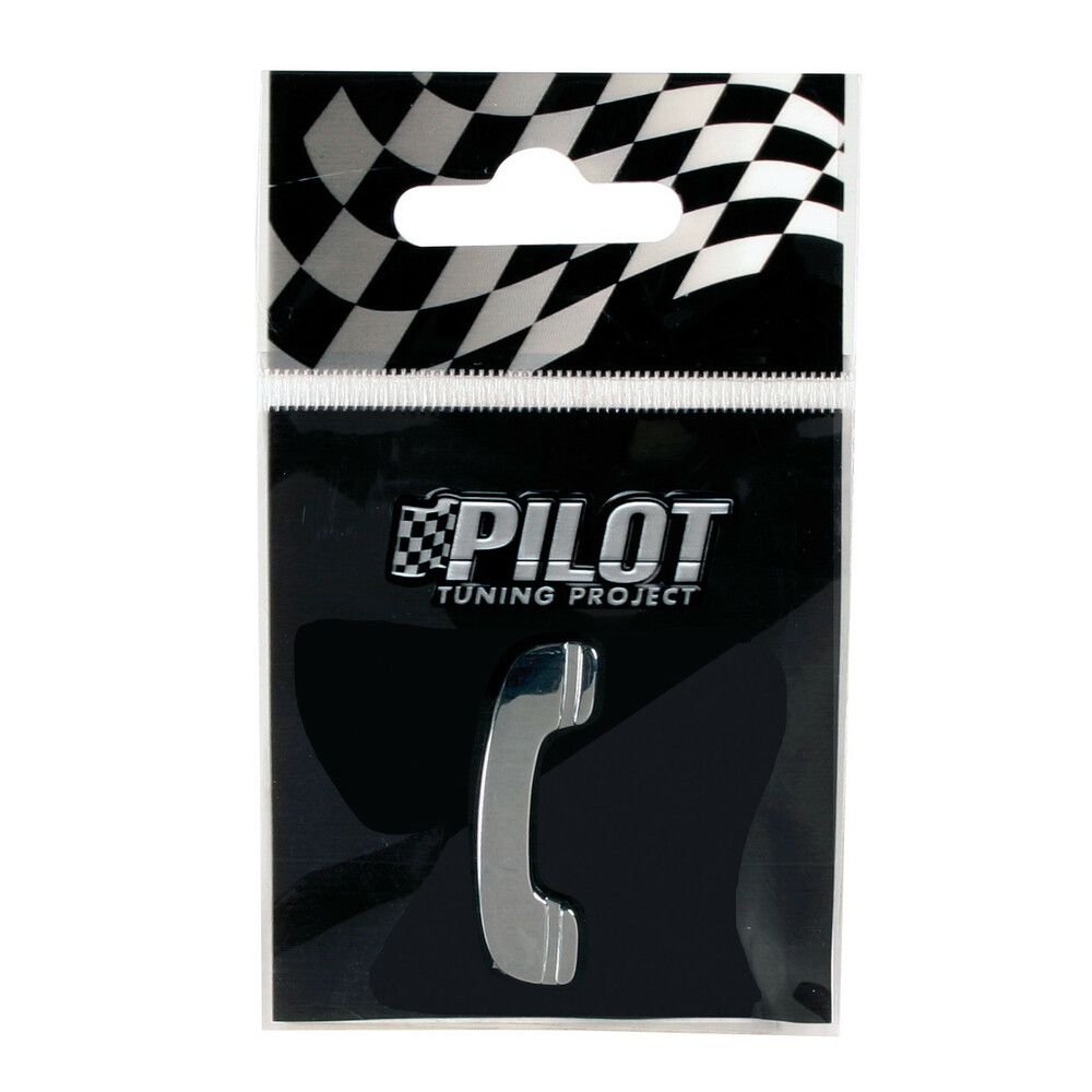 Znak 3D Hromirani Samoljepljivi 28Mm (Telefon) slika 1
