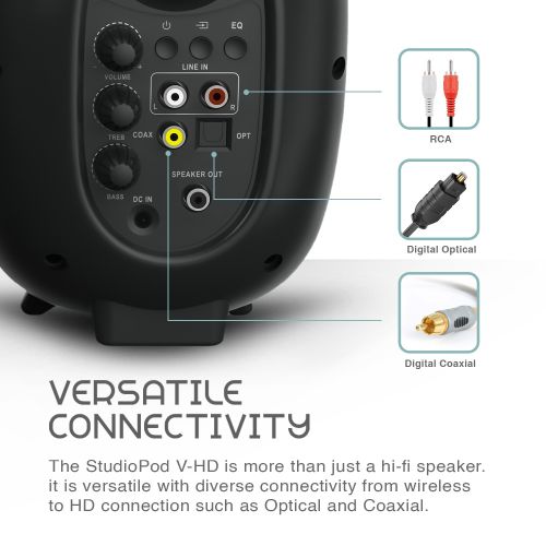 Sonicgear StudioPod V-HD - Bluteooth Black 80W RMS slika 3