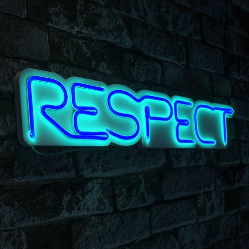 Wallity Ukrasna plastična LED rasvjeta, Respect - Blue slika 7