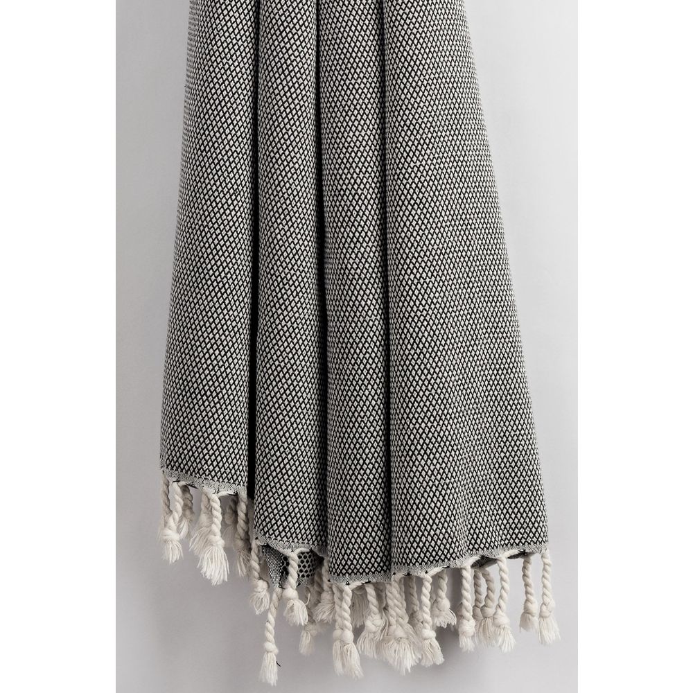 Likya - Crno-bijeli Fouta (Peškir za plažu) slika 3