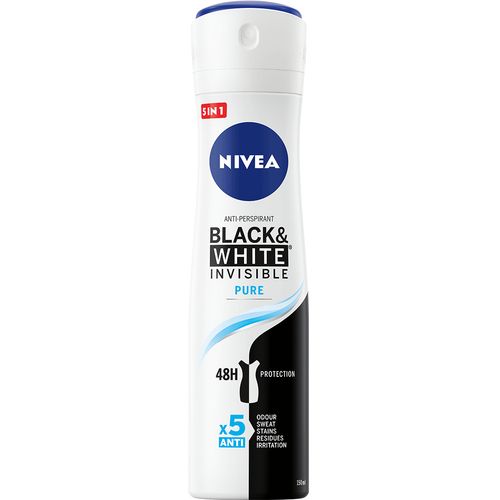 NIVEA Dezodorans Invisible for Black & White Pure 150 ml slika 1