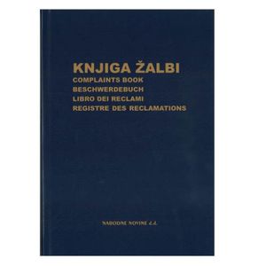 XII-50 KNJIGA ŽALBI; Knjiga 3 x 50 listova, 22 x 30 cm