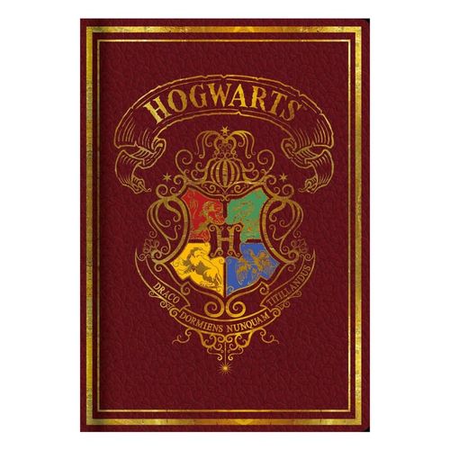 Harry Potter - Casebound A5 Notebook - Red Colorful Crest slika 1