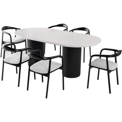 LI - 932 White
Black Dining Table slika 2