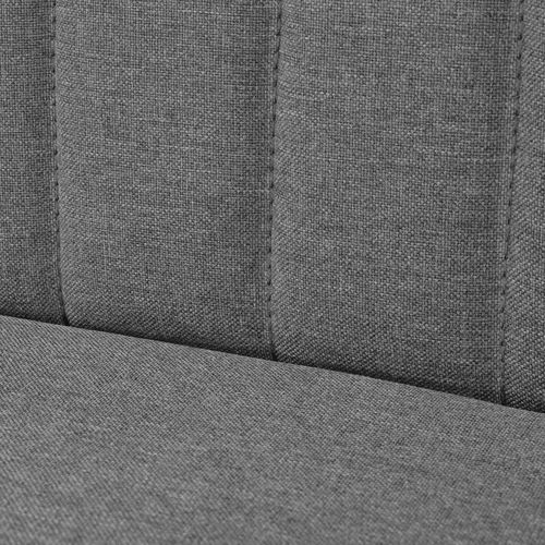 Kauč Tkanina 117x55,5x77 cm Svijetlo sivi slika 10