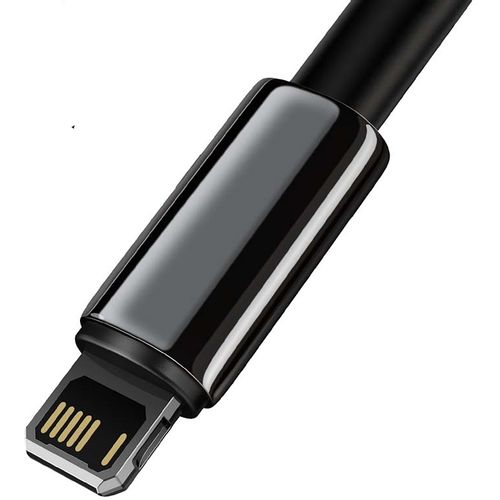 Baseus Tungsten Gold kabel USB na iPhone 2.4A 2m (crni) slika 3