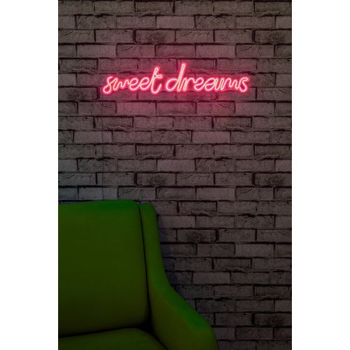 Wallity Ukrasna plastična LED rasvjeta, Sweet Dreams - Pink slika 3