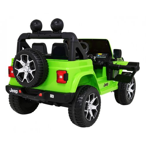 Licencirani auto na akumulator Jeep Wrangler Rubicon 4x4 - zeleni slika 8