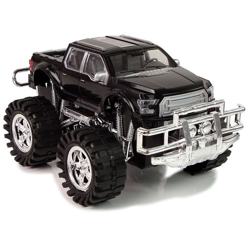 Igračka Monster Truck s prikolicom i BMW-om, 58cm, crno-crveni slika 3