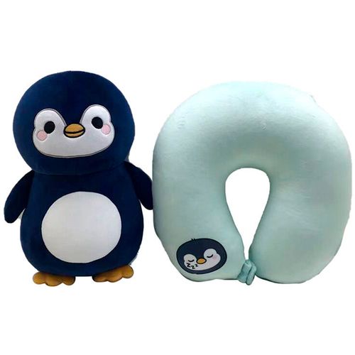 Adoramals Penguin Swapseazzz travel pillow + plush toy slika 1