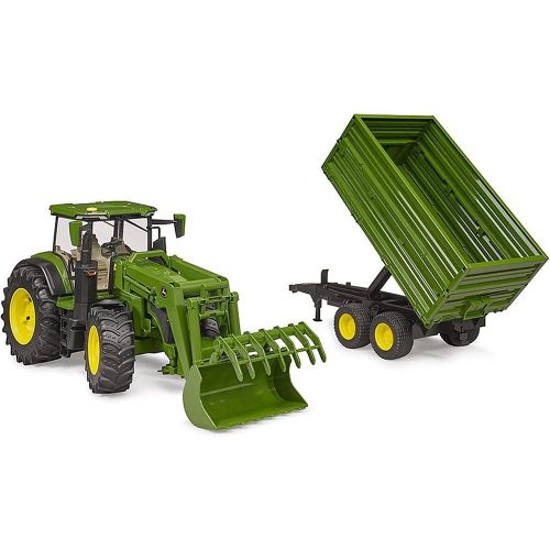 BRUDER John Deere Traktor sa prikolicom slika 3