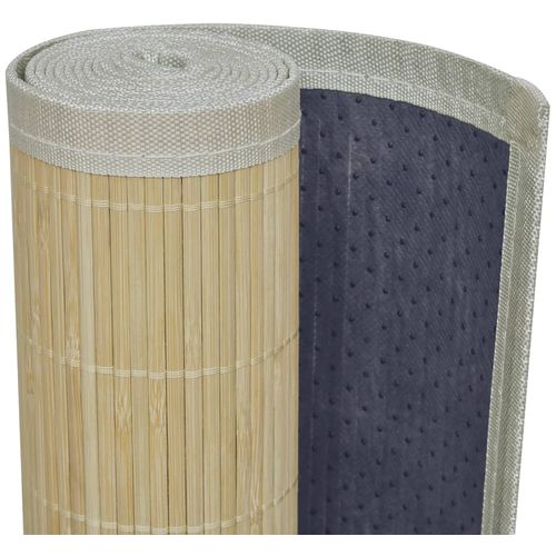 Tepih od bambusa u prirodnoj boji 80 x 300 cm slika 27