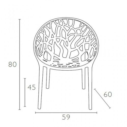 Dizajnerska stolica — MAKROLON slika 15
