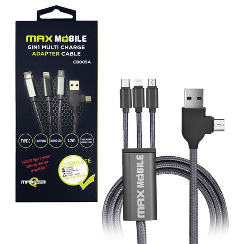 MAXMOBILE adapter 6u1 kabel 1,2m slika 1