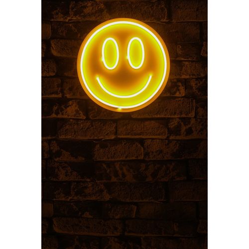 Wallity Ukrasna plastična LED rasvjeta, Smiley - Yellow slika 10