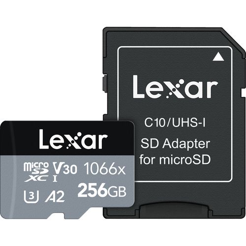 Lexar SD micro 256GB SDXC 1066x UHS-I, 160MB/s read 120MB/s write C10 A2 V30 U3 slika 5