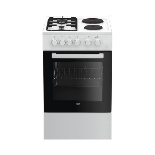 Beko FSS 54010 DW Kombinovani šporet gas-ringle, Konvencionalna rerna, Širina 50 cm, Bela boja slika 3