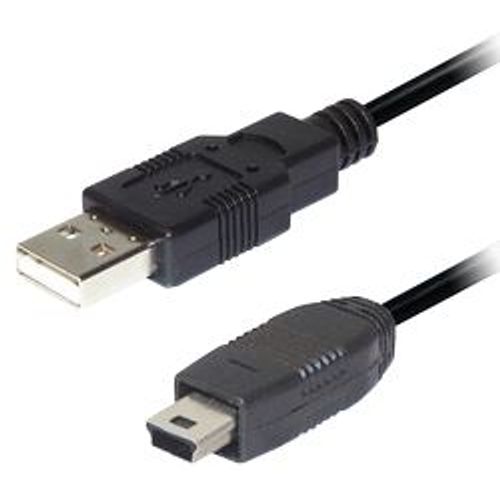 Transmedia USB A to 5 pin mini Kabel 1m slika 1