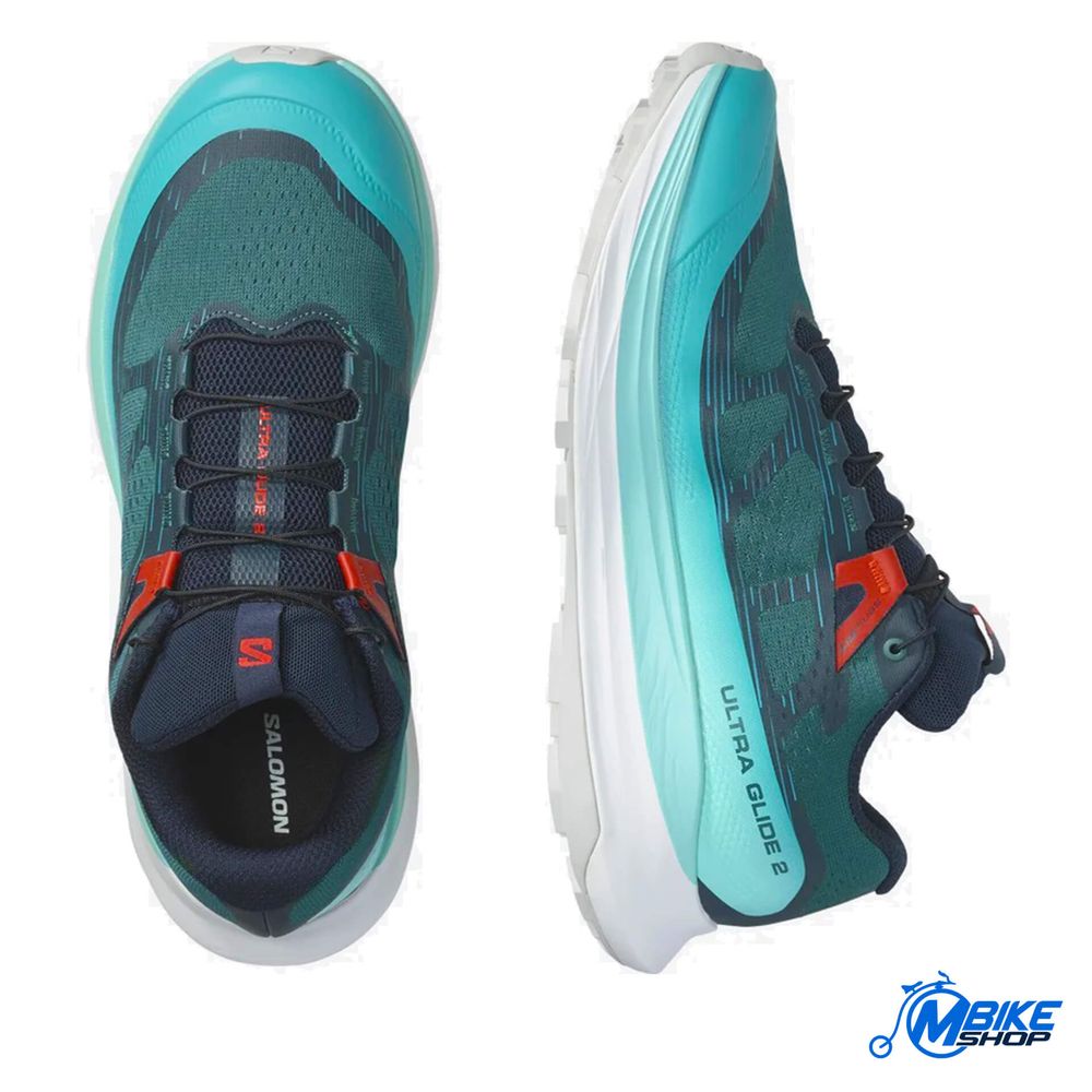 Salomon Muške patike Ultra Glide 2, Atlatic Deep/Blue Radiance/Fiery Red slika 5