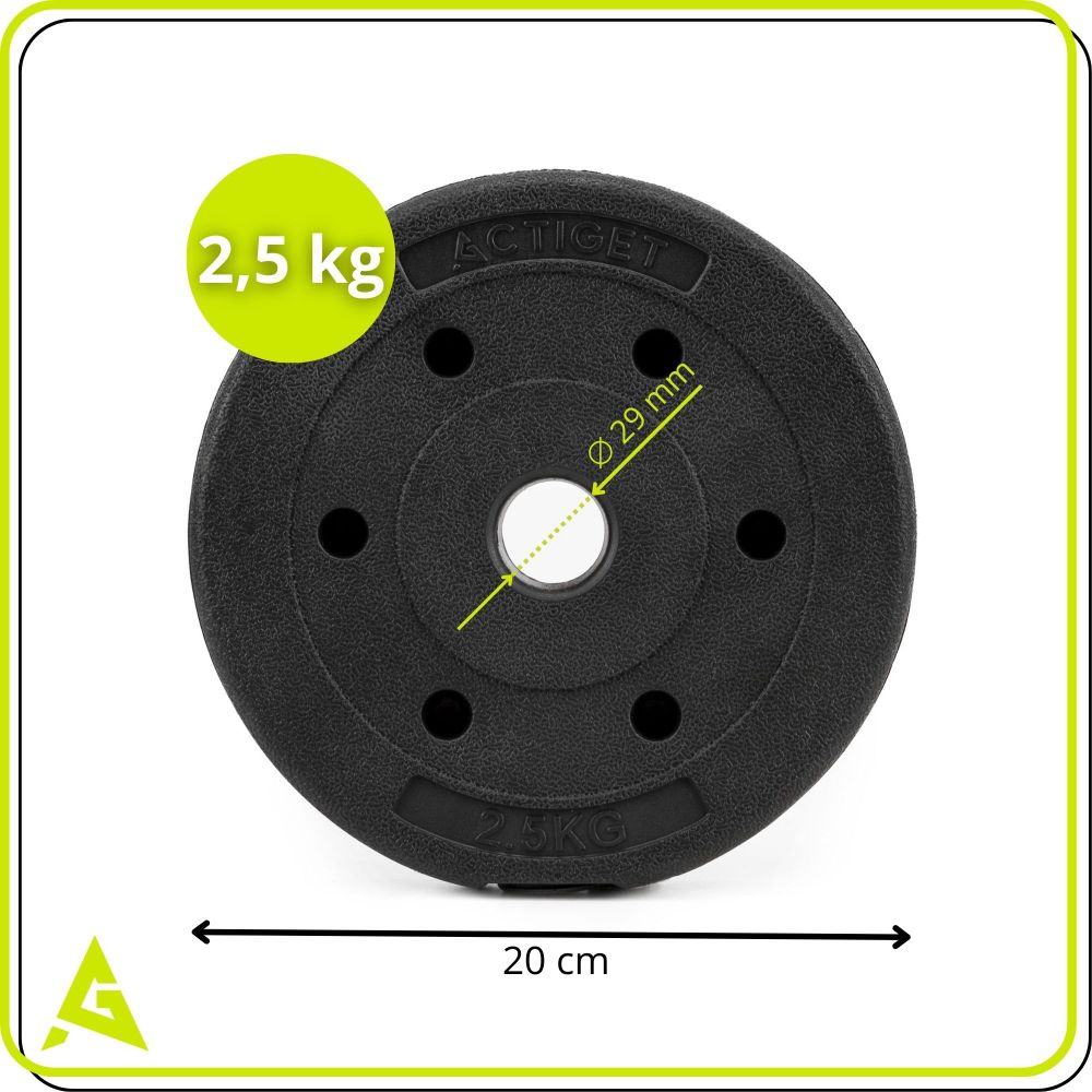 ACT0071 KOMPOZITNI TERET 2,5 KG 29 MM slika 6