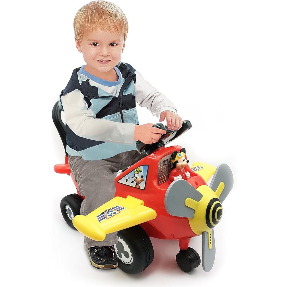 61820 Guralica za bebe Mickey Mouse Avion sa zvučnim efektima slika 2
