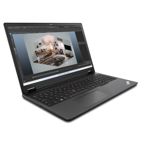 Lenovo Think 21KX000QYA ThinkPad P16v G2 Core Ultra 7 155H (16C/22T, up to 4.8GHz, 24MB), 2x 16GB DDR5-5600, SSD 1TB NVMe 2280, 16.0" WQUXGA (3840x2400) AG IPS 800n, RTX 1000 6GB GDDR6, GLAN, WLAN, BT, KybSR BL, FPR, Cam 5MP+IR, 2Wx2, 90Wh, Win 11 Pro, 3YW slika 1