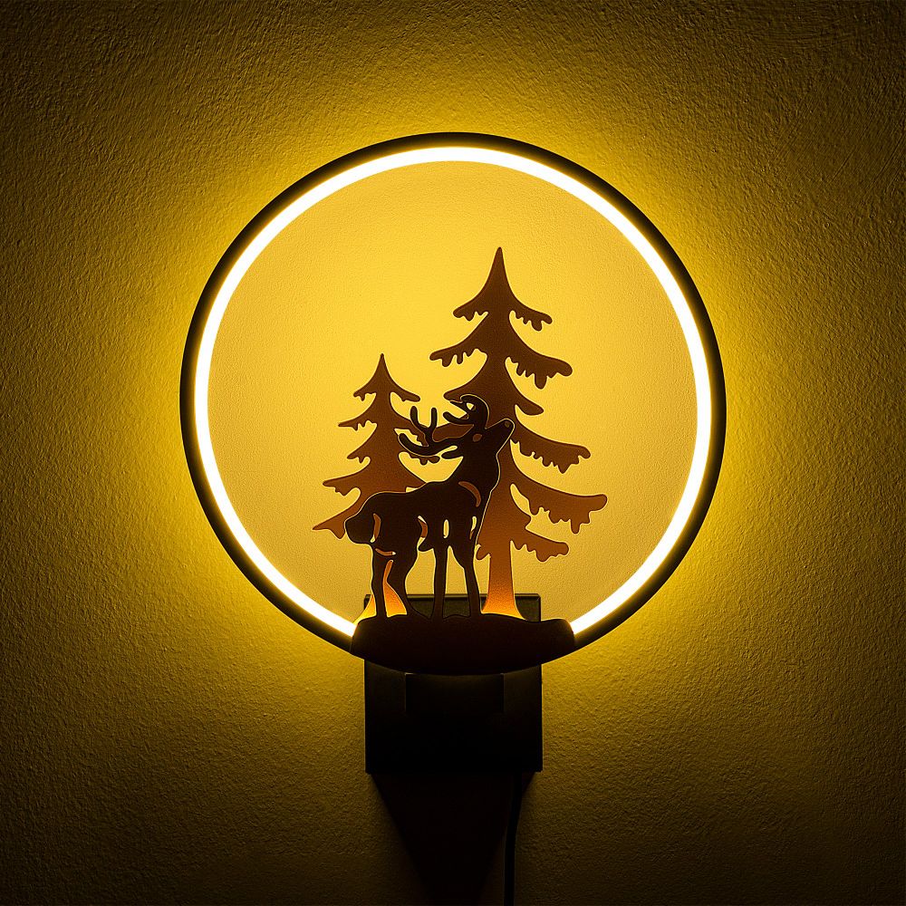 Zidna Lampa XMAS24 - Crna i Bakrena slika 6