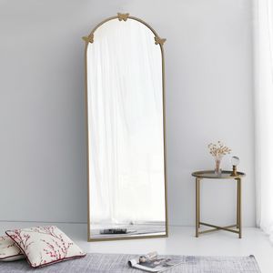 Portal A903 Matte Gold Cheval Mirror