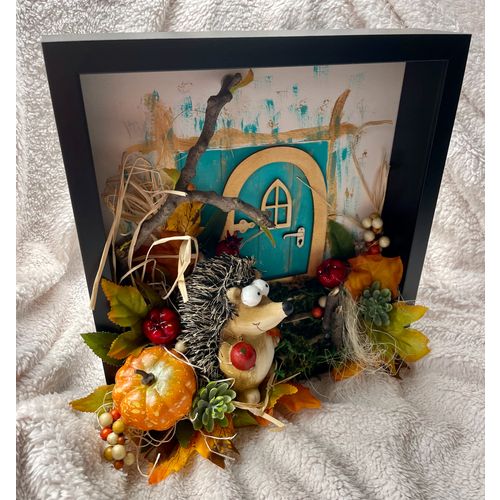 7 seas 365 ukrasni dekor Okvir jeseni s ježom slika 2