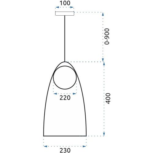 TOOLIGHT Viseća svjetiljka APP1029-1CP slika 12