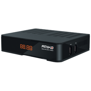 Prijemnik combo, DVB-S2X+T2/C, 4K UHD, USB PVR, Ethernet