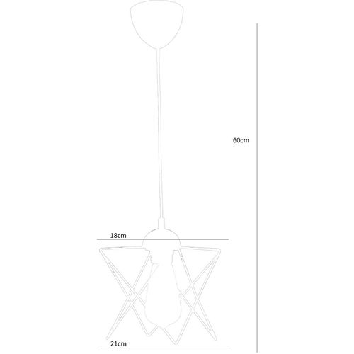 Opviq 205-P2 Black Chandelier slika 3