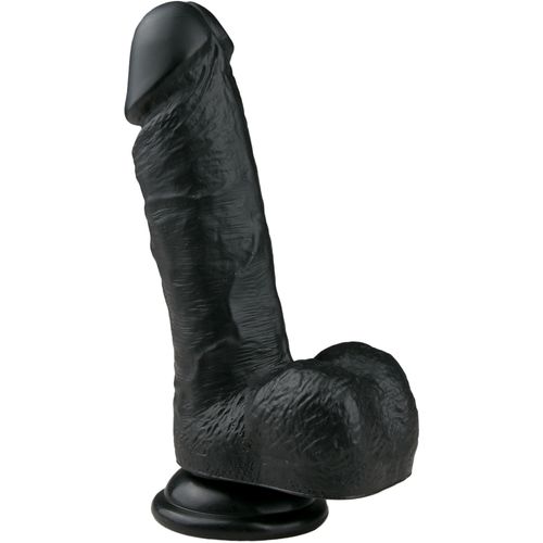 Realističan dildo - 17,5 cm, crni slika 2