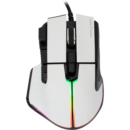 White Shark MIŠ GM-9006 MARROK Bijeli RGB / 12.000 dpi slika 1