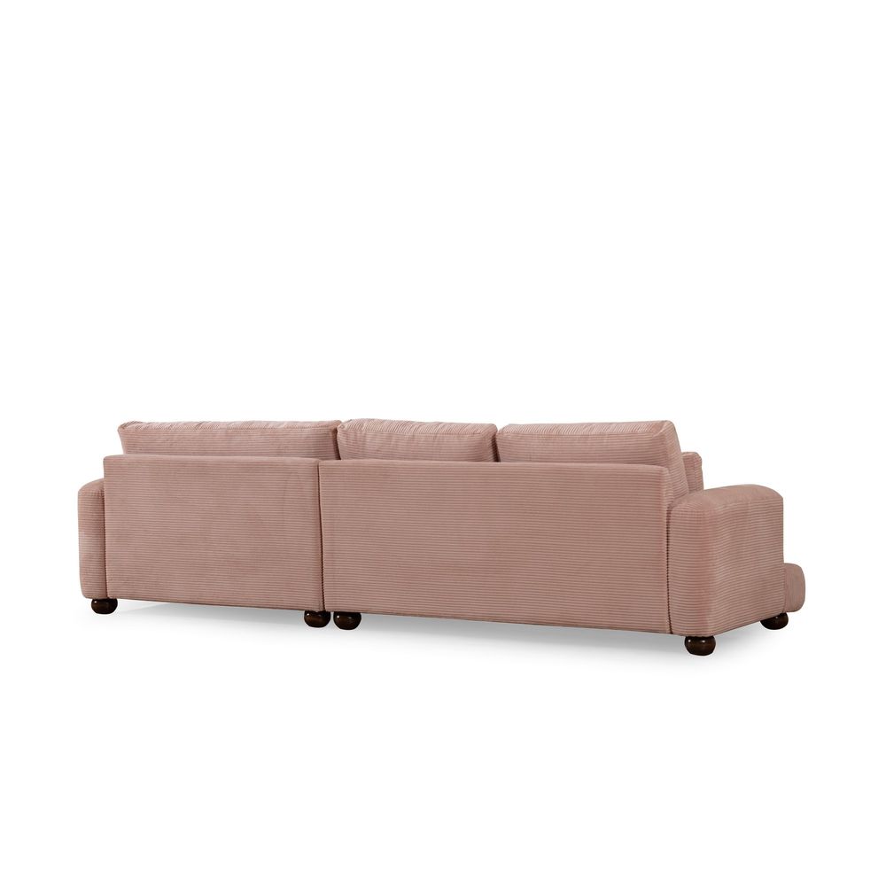 Ružičasti Ugaoni Sofa River Corner Desni (L2-Chl) slika 9