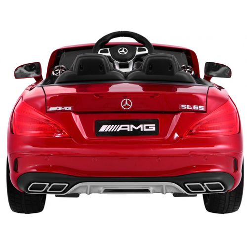 Licencirani auto na akumulator Mercedes AMG SL65 - crveni/lakirani slika 3