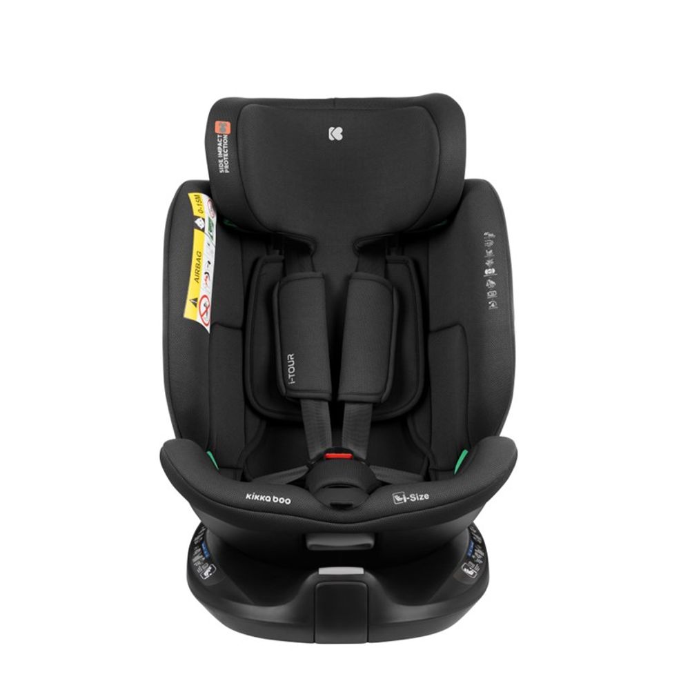 Kikka Boo Rotirajuća autosjedalica I-Tour 40-150cm i-Size Isofix, Black slika 3